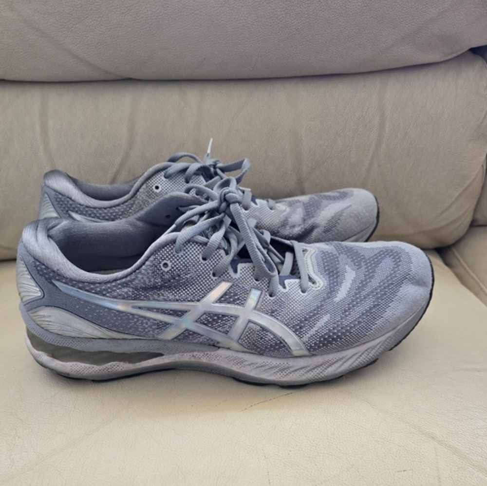 ASICS Mens' Gray Running Shoes Size 12